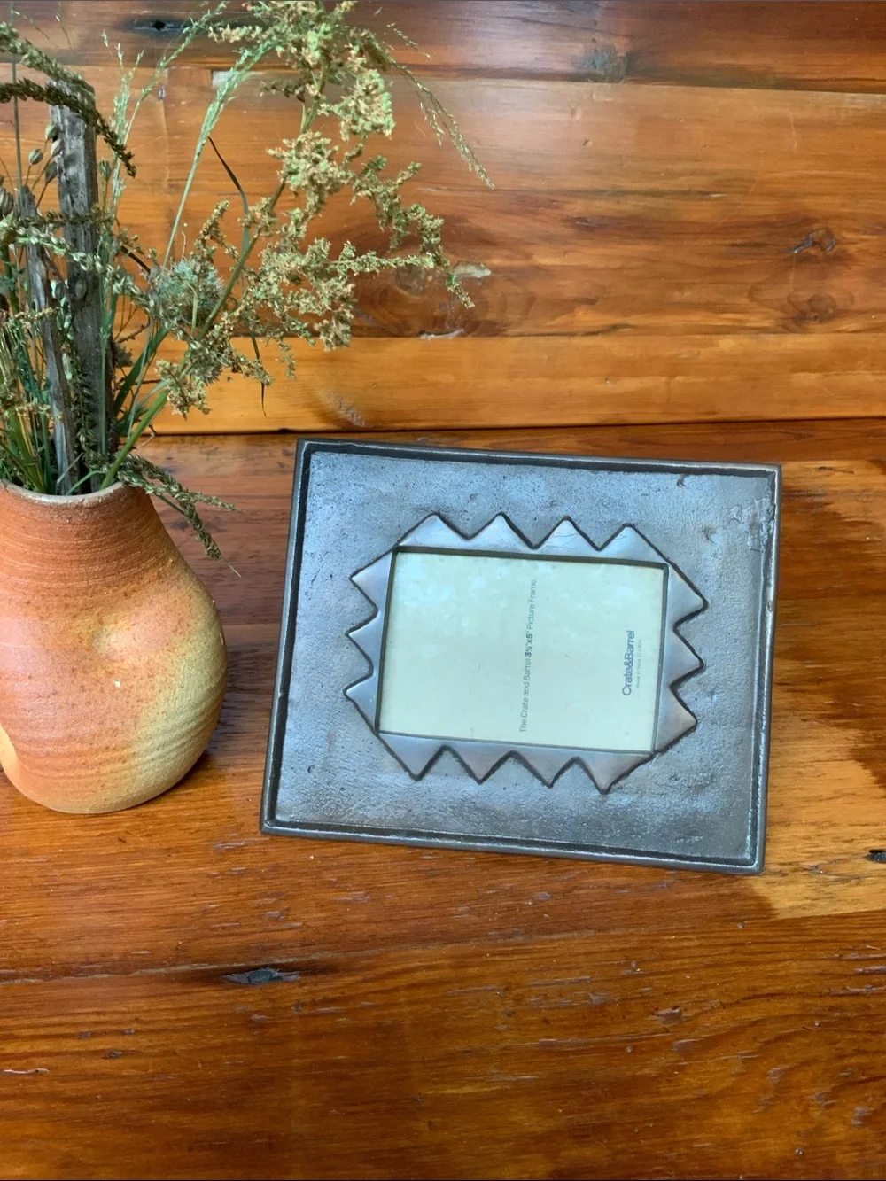 📷 NWOT Crate&Barrel Metal Picture Frame